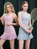 Ropa Popular de Tenis con Almohadillas en el Pecho, Chaleco Deportivo de Fitness para Mujer, Nuevo Sujetador Deportivo, Ropa de Yoga, Conjunto de Tops de Fitness