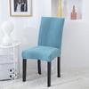 Funda de Silla a Cuadros de Felpa Engrosada de Una Pieza Elástica para Silla de Comedor de Hotel Restaurante Funda de Taburete Resistente a Manchas