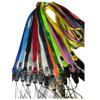 Ofrecemos Lanyards con Hebilla de Aviación de Nylon Tejido de 7 mm a 20 mm, que Pueden Ser Utilizados para Remachado e Impresión en Teléfonos Móviles