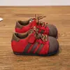 Zapatillas infantiles estilo retro, antideslizantes, adecuadas para primavera y otoño, estilo de entrenamiento alemán, suela blanda, para niños pequeños que están aprendiendo a caminar, unisex, 2026