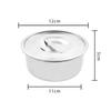 Tigela de Cozimento a Vapor Multiuso, Bandeja de Cozimento a Vapor de Aço Inoxidável, Tigela de Cozimento a Vapor, Cozinhador a Vapor para Bebês, Grade de Cozimento a Vapor, Cozimento de Arroz a Vapor, Tigela Resistente a Altas Temperaturas, Tigela de Cozimento a Vapor de Aço Inoxidável, Doméstico
