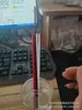 Botella de Aromaterapia sin Fuego, Botella Pequeña de Vidrio Cilíndrica, Jarrón de Ratán con Flores Secas, Pieza Decorativa, Botella de Fragancia de Perfume, Botella de Aromaterapia sin Fuego