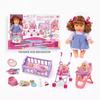 Muñeca transfronteriza Muñeca de vinilo Traje de cuatro voces Muñeca de orina Niña Regalo de cumpleaños Cuna de baño Botella