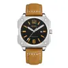 Reloj Cuadrado Personalizado Orsga para Hombre Nicho Calendario Fresco Fabricante Transmisión en Vivo Exportación Transfronteriza Reloj de Pulsera de Cuarzo para Hombre