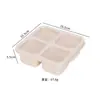 Cajas de Almuerzo Compartimentadas de Paja de Trigo Más Vendidas para Oficinistas, Fiambreras Portátiles de Grado Alimenticio para Estudiantes, Venta al por Mayor desde Fabricantes