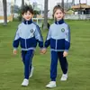Ropa de Jardín de Infancia Ropa de Primavera y Otoño Estilo Inglés Uniforme de Escuela Primaria Traje de Dos o Tres Piezas Ropa Deportiva Ropa de Clase para Niños