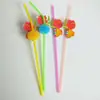 Palito Decorativo Criativo Estéreo Favo de Mel Flamingo Palito de Plástico Bebida de Suco Adereços para Fotos Palito de Festa