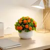 Nuevo Modelo de 27 Árboles Frutales Artificiales en Maceta para Accesorios de Fotografía de Interior, Plantas Artificiales de Escritorio, Pequeños Adornos de Bonsái