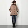 Abrigo de Lana Holgado con Capucha, Botones y Bolsillos, Estilo Nuevo, Tendencia Japonesa Otoño 2026