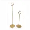 Venda Direta de Processamento Atacado Hotel Casamento Mesa Suporte Clip para Número de Mesa Stand para Assento de Cartão de Mesa de Jantar Clip