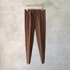Calças Ocidentais Pequenas Calças Masculinas Primavera e Outono Dosagem Calças Comprimento Tornozelo Negócios Casual Moda Coreana Casual Masculina Reta Solta Calças Ocidentais