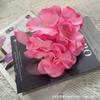 Cabeza de hortensia artificial con 27 flores, decoración de pared para bodas, accesorios de fotografía, corona al por mayor