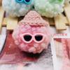 Atacado de fábrica 5cm olhos de colar chapéu de palha de lã cor fofa bolsa de veludo Teddy acessórios pendurados acessórios de vestuário