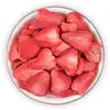 Bolo Seco de Morango Liofilizado Decoração Fruta Seca Flor de Neve Crocante Assado Comercial 500g Morango Inteiro Crocante Lanches para Grávidas