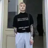 Estilista de Cabello Marca de Moda Camiseta de Cuello Medio Alto para Hombre Diseño con Sentido para Hombre Pequeño Collar de Nicho Manga Corta Media Manga de Alto Sentido