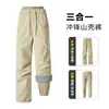Novas Calças Casuais à Prova de Vento e Impermeáveis com Forro de Fleece para Mulheres, Esportes, Caminhada, Montanhismo, Masculinas