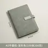 Cuaderno A5 con Logo Personalizado, Regalo para Oficina de Negocios, Piel Suave Engrosada, Diseño de Alta Calidad, Bloc de Notas con Cierre de Hebilla, Cuaderno en Caja de Regalo