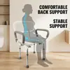 Banquito de baño para personas mayores, plegable, antideslizante y seguro, ayuda para el baño para usar en el baño