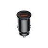 Carregador de Carro Quente Amazon Um para Dois PD Super Carga Rápida QC3.0 Mini Invisível Super Carga Rápida