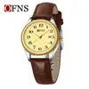 Reloj de Negocios Oufani, Esfera Grande Simple, Reloj de Cuarzo Digital Resistente al Agua 30m, Elegante Reloj de Pareja Luminoso con Calendario Simple