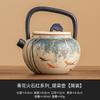 Juego de té kung fu de alta calidad de fábrica producto único taza de té azul y flor pedernal negro taza justa taza maestra tarro de té taza rápida para invitados