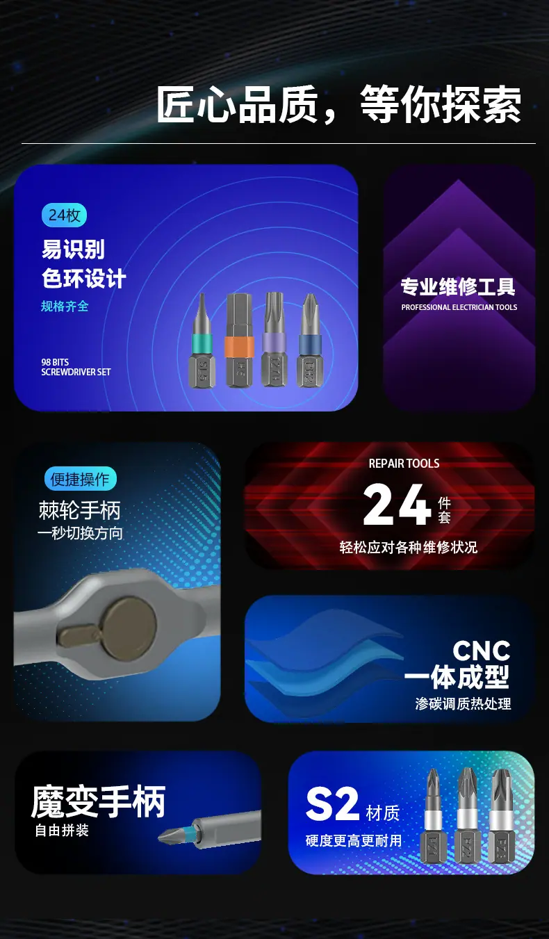 24合一螺丝刀套装