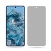 Adecuado para Google Pixel 8 Pro Película Templada HD, Película Antiespía/Serigrafía de Doble Resistencia Película Protectora de Cristal de Pegamento Completo
