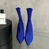 Venta al por mayor transfronteriza de elegantes botines de tacón alto con punta para mujer, nueva colección otoño/invierno 2026, versátiles y modernos, botas negras de corte ajustado