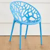 Cadeira de plástico moderna e minimalista para adultos, cadeira de jantar criativa e personalizada, cadeira preguiçosa elegante e casual com encosto para uso doméstico, cadeira de varanda