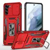 Nuevo Modelo Adecuado para Samsung S24 Plus Funda para Teléfono Móvil con Soporte de Anillo Multifuncional S22 Armor Funda Anticaídas