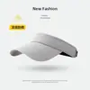 Sombrero Protector Solar para Hombres y Mujeres Nuevo de Verano Parasol que Muestra la Cara Pequeña Protección UV Sombrero de Sol para Correr Deportes Pico de Pato Parte Superior Vacía