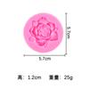 Molde de silicona con forma de rosa floreciente y hojas para hacer tú mismo, molde para hornear pasteles de azúcar, herramientas para hornear