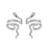 Brincos de Cobra Sem Furos na Orelha Escuro Escuro Doce Picante Vento Brincos de Cobra Pequenos Design de Textura Única Clipe de Orelha de Cobra Venda Quente Transfronteiriça