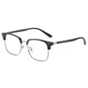 Gafas Planas Anti Luz Azul para Hombre, Protección Ocular de Alta Definición para Mujer, Armazones de Gafas de Medio Marco al por Mayor