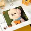 Cartoon bonito cão mouse pad tamanho pequeno computador tapete de mesa tapete de jogo antiderrapante borda bloqueio engrossado internet café e-sports tapete de mesa