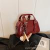 Bolsos de Mujer Transfronterizos 2026 Nuevo Bolso de Mano de Charol Bolso de Hombro de Diseño Nicho Casual Moda Bolso Cuadrado Pequeño