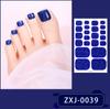 Zhengxiang Color Sólido Polvo de Cebolla Brillo Pegatinas para Uñas de Pie Explosiones Transfronterizas Pegatinas para Uñas de Pie de Niña Pegatinas para Uñas Pegatinas Impermeables para Pies
