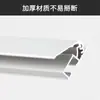 Mástil de aleación de aluminio retráctil para exhibición, asta de rollo colgante para centro comercial, barra colgante, clip para periódico de publicidad pop