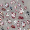 Pegatinas para Uñas Tensor Zorro de Nueve Colas Ts3626 Estilo Chino Láser Fantasía Cabeza de Zorro Elementos de Máscara de Zorro Pegatinas para Uñas