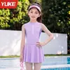 El traje de baño infantil es hipoalergénico, transpirable y muy elástico. Traje de baño de una pieza para niñas 2026 para niños mayores, traje de baño de una pieza sin mangas para piscinas
