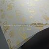 Papel Sulfúrico 95g Impressão de Logotipo Dourado Papel Vegetal Papel para Desenho Papel de Embrulho Verde Personalizado Atacado Dourado