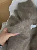 Recomendação de nível CHAO! Suéter de tricô escovado em lã cor marrom chá estilo old money para mulheres, estação outono e inverno, malha de tricô pullover atmosférica