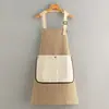 Delantales Rayados de Algodón y Lino al por Mayor desde el Fabricante, Delantales Domésticos Transpirables de Moda para Uso en Restaurante y Cocina, Delantales Antimanchas de Exportación