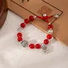 Pulsera de turquesa colorida estilo étnico tibetano pulsera retro artística de moda Nepal pulsera de cuerda tejida de juego cultural creativo