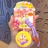 Auténtico Lindo Shin-Chan Dulce Galleta Llavero Colgante Pareja Bolso Llavero Colgante Pequeño Regalo