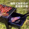 Parrilla Barbacoa Estufa de Barbacoa Exterior Portátil Acero Inoxidable Ultra Grueso Popular Set de Barbacoa Familiar con Herramientas