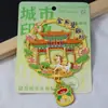 Serie YunnanAtracciones Culturales y Creativas ÚnicasXishuangbannaCiudad TurísticaSouvenirImanes de Refrigerador de Madera