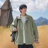 Chaqueta de Herramientas Retro de Gamuza Estilo Americano para Hombre Otoño e Invierno Nueva Marca de Moda Holgada y Atractiva Casual Versátil Ropa de Algodón tipo Flying