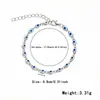 Pulsera de Ojo Maligno Colorida Transfronteriza Europea y Americana para Mujer Simple Moda Creativa Pulsera de Ojo Maligno