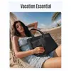 Bolsa de Ombro Feminina Mais Vendida no Exterior de Alto Valor Casual para Viagem Bolsa de Armazenamento Portátil Tote de Grande Capacidade com Múltiplos Compartimentos